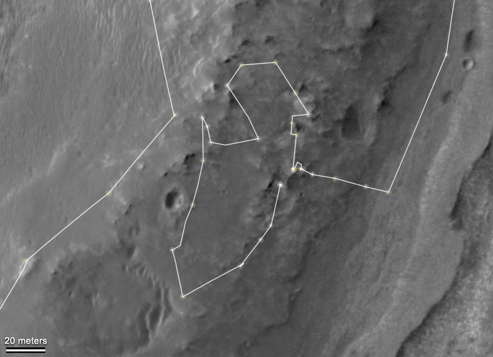 Mars Rover Opportunity Exploring Possibly Habitable Ancient Environment